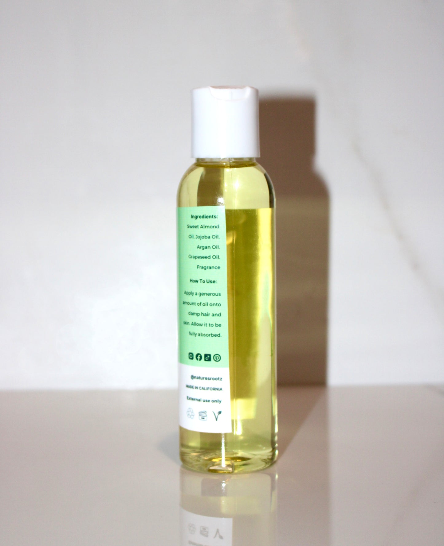 Aceite para cuerpo y cabello de eucalipto y menta verde