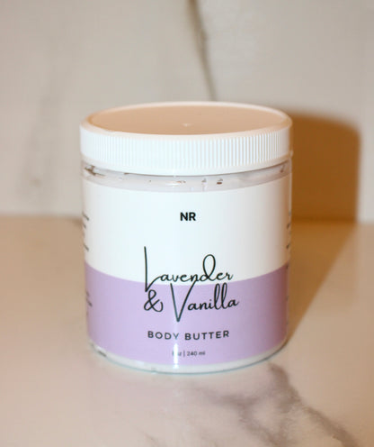 Lavender Vanilla Exfoliate + Hydrate Body Set