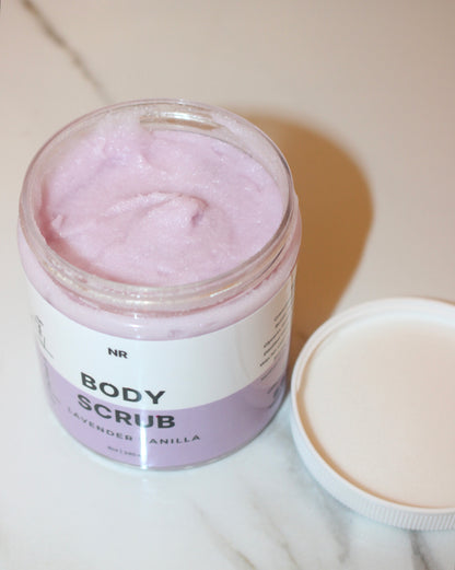 Lavender Vanilla Exfoliate + Hydrate Body Set